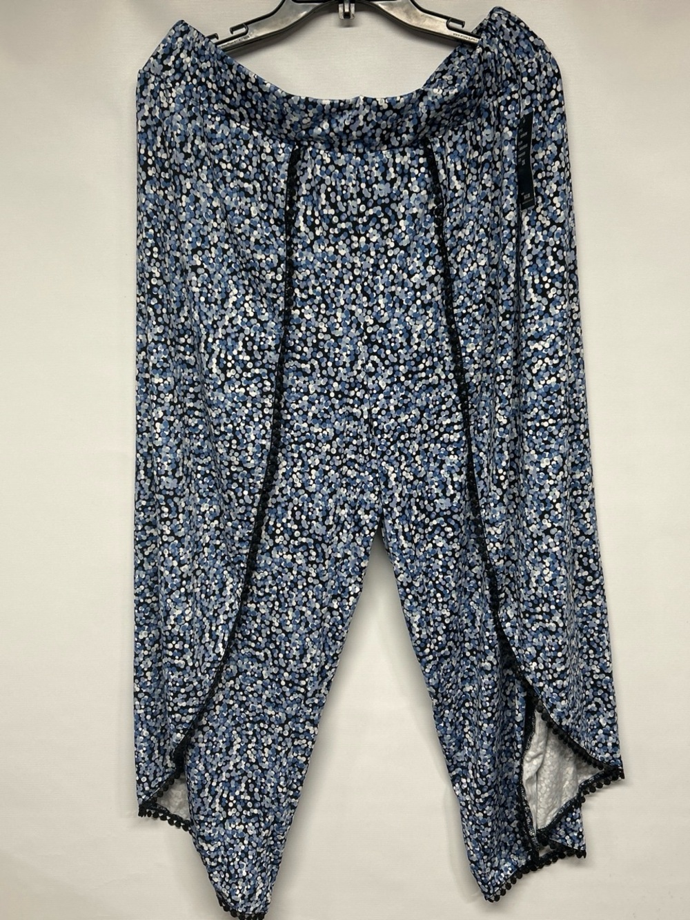 Robert Louis Blue Floral Wide-Leg Jumpsuit